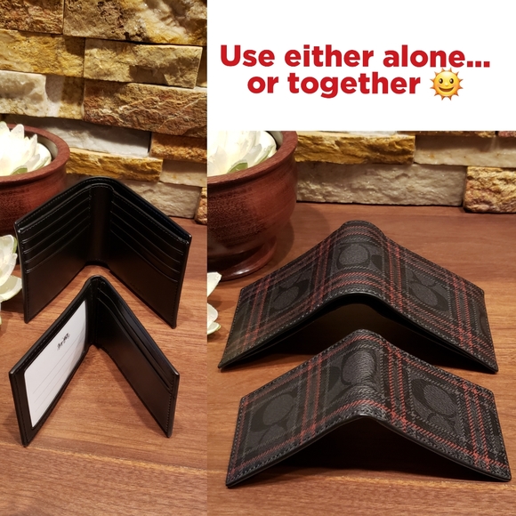 **SALE - 1 left!** NEW Coach Compact ID Wallet - Picture 4 of 6